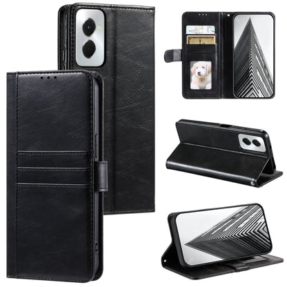 For Motorola Moto G Power 2024 Simple 6-Card Wallet Leather Phone Case(Black) by buy2fix