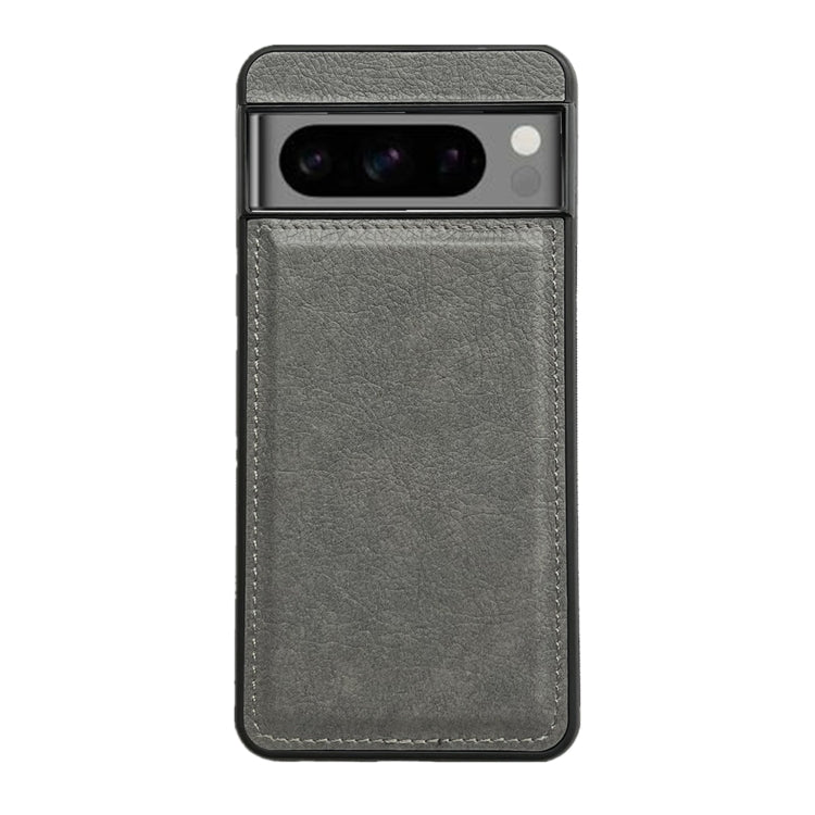 For Google Pixel 9 Pro XL Cowhide Texture Back Cover Phone Case(Grey) by buy2fix