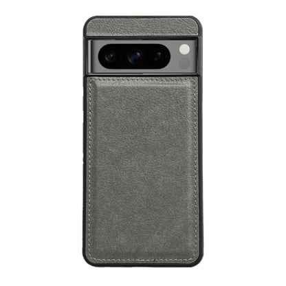 For Google Pixel 9 Pro XL Cowhide Texture Back Cover Phone Case(Grey) by buy2fix