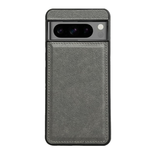 For Google Pixel 9 Pro XL Cowhide Texture Back Cover Phone Case(Grey) by buy2fix