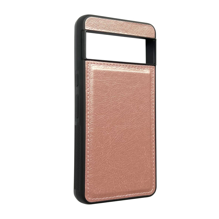 For Google Pixel 9 Pro XL Cowhide Texture Back Cover Phone Case(Rose Gold) by buy2fix