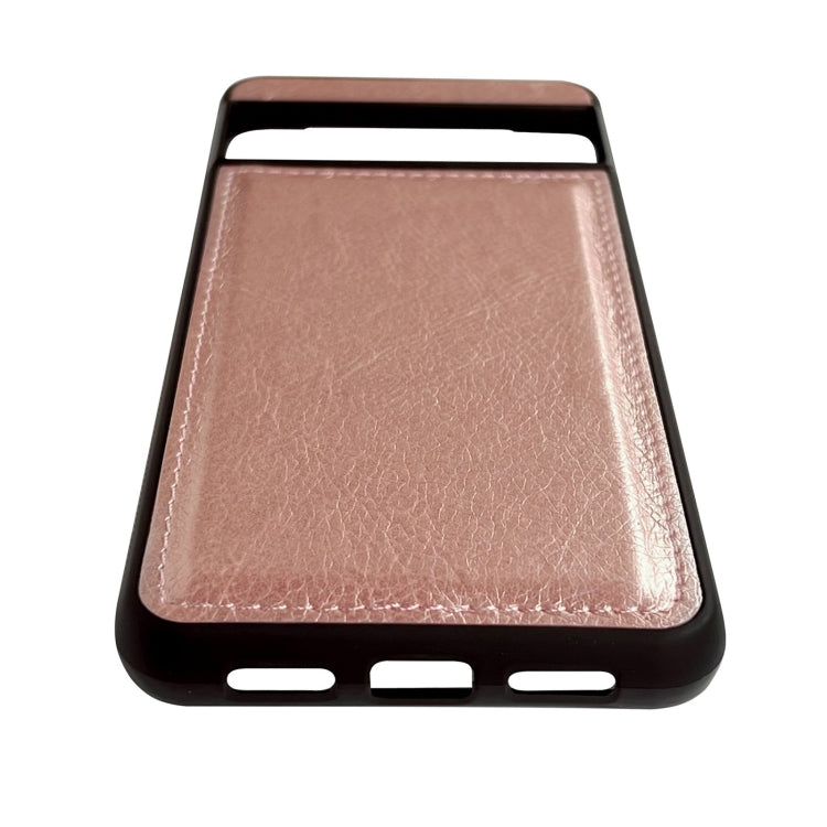 For Google Pixel 9 Pro XL Cowhide Texture Back Cover Phone Case(Rose Gold) by buy2fix