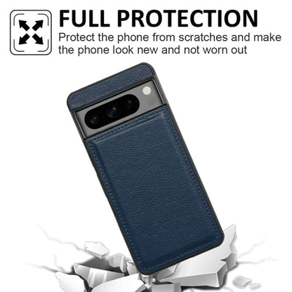 For Google Pixel 9 Pro XL Cowhide Texture Back Cover Phone Case(Royal Blue) by buy2fix