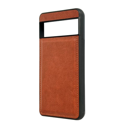 For Google Pixel 9 Pro XL Cowhide Texture Back Cover Phone Case(Brown) by buy2fix