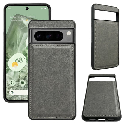 For Google Pixel 9 Pro XL Multifunctional 7-Card Wallet Leather Phone Case(Grey) by buy2fix