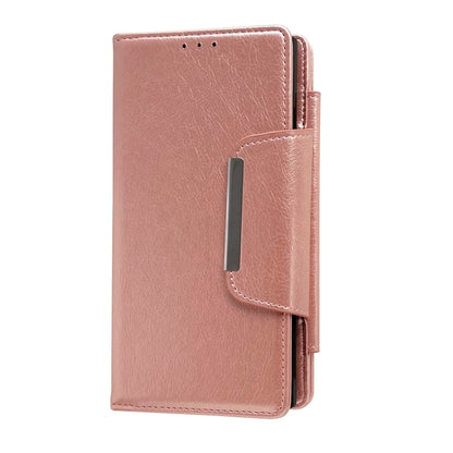 For Google Pixel 9 Pro XL Multifunctional 7-Card Wallet Leather Phone Case(Rose Gold) by buy2fix