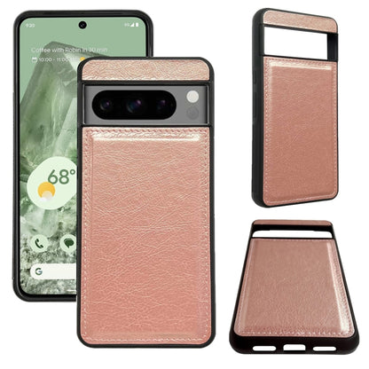 For Google Pixel 9 Pro XL Multifunctional 7-Card Wallet Leather Phone Case(Rose Gold) by buy2fix