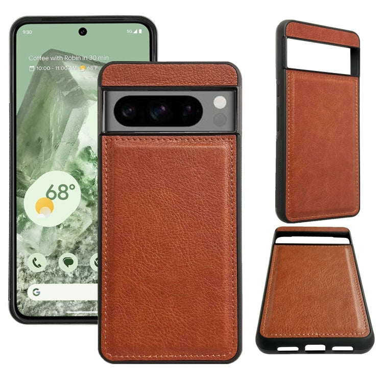 For Google Pixel 9 Pro XL Multifunctional 7-Card Wallet Leather Phone Case(Brown) by buy2fix