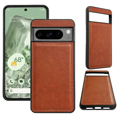 For Google Pixel 9 Pro XL Multifunctional 7-Card Wallet Leather Phone Case(Brown) by buy2fix