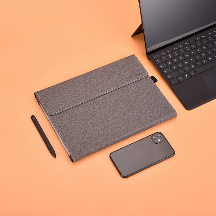 For Microsoft Surface Pro 10 Cloth Texture PC Tablet Protective Case(Light Grey) - Others by buy2fix | Online Shopping UK | buy2fix