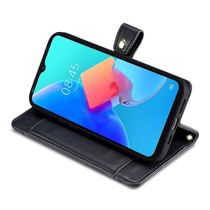 For Motorola Moto G Play 4G 2024 Sheep Texture Cross-body Zipper Wallet Leather Phone Case(Black) by buy2fix