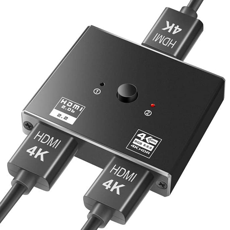 OZ 4K 60Hz 2 in 1 Out Two Ways HDMI Switcher by buy2fix