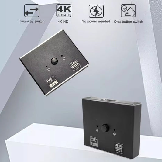 OZ 4K 60Hz 2 in 1 Out Two Ways HDMI Switcher by buy2fix