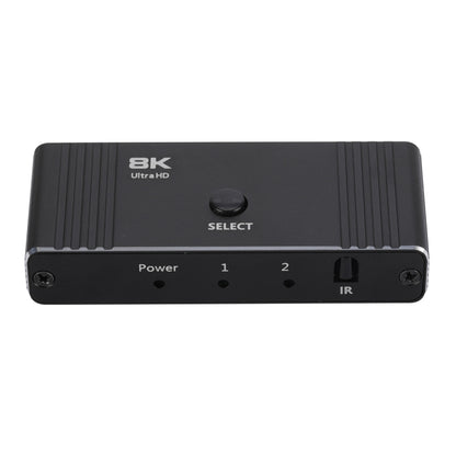 OZ 8K 60Hz 2 in 1 Out HD Automatic Two Way Switcher with Remote Control by buy2fix