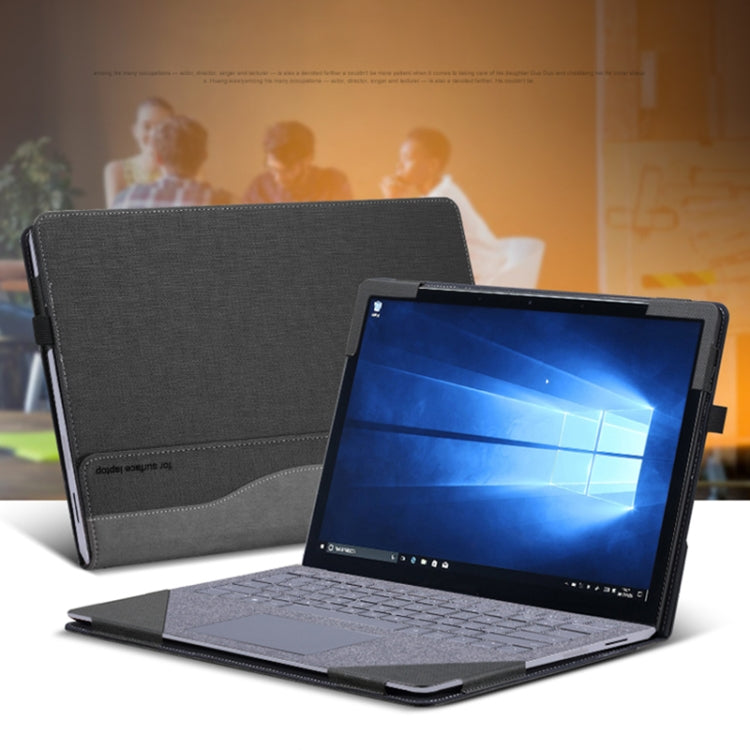 For Microsoft Surface Laptop 6 13.5 inch Laptop PU Leather Protective Case(Brown) - Others by buy2fix | Online Shopping UK | buy2fix