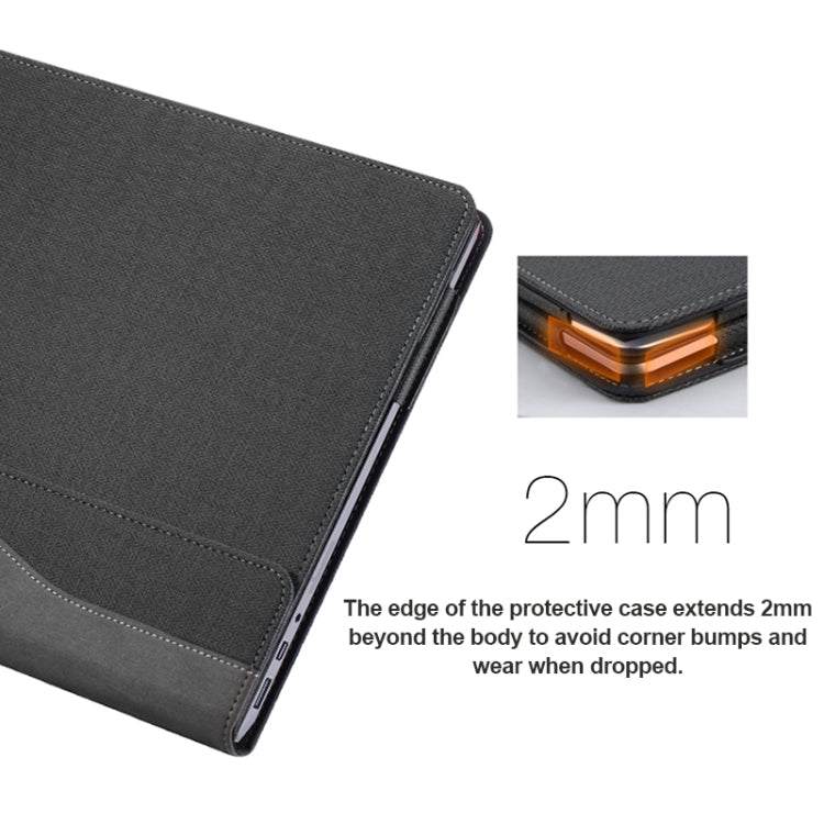 For Microsoft Surface Laptop 6 13.5 inch Laptop PU Leather Protective Case(Brown) - Others by buy2fix | Online Shopping UK | buy2fix