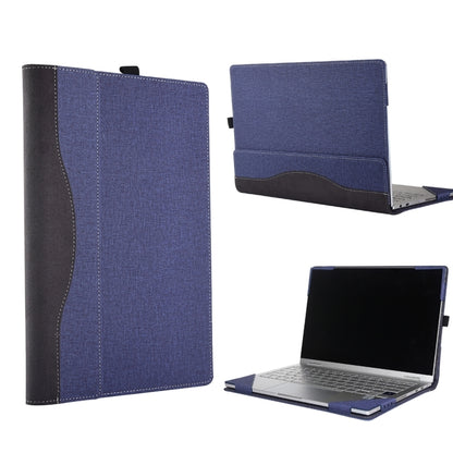 For Microsoft Surface Book 3 / 2 15 inch Cloth Texture Laptop Leather Case With Stand Function(Blue) by buy2fix