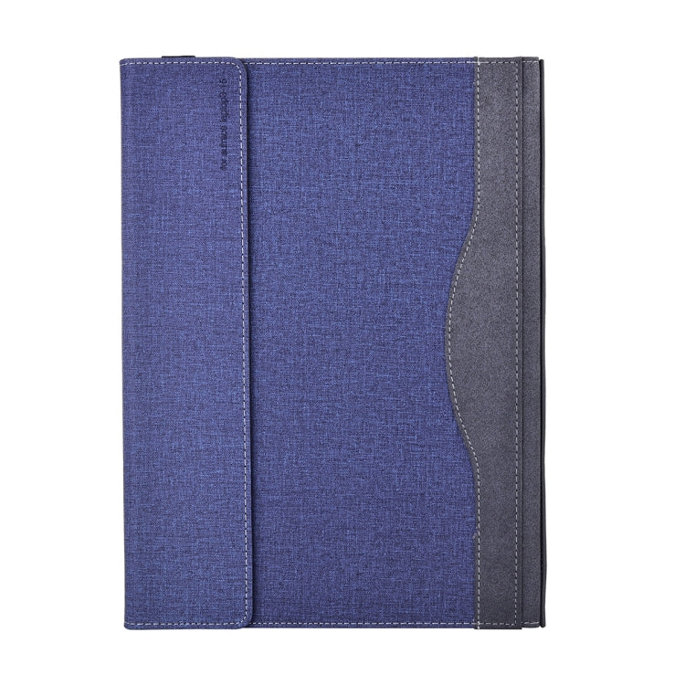 For Microsoft Surface Laptop 6 15 inch Cloth Texture Laptop Leather Protective Case(Deep Blue) - Others by buy2fix | Online Shopping UK | buy2fix