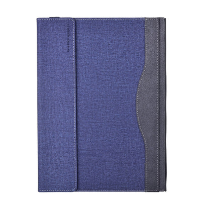 For Microsoft Surface Laptop 6 15 inch Cloth Texture Laptop Leather Protective Case(Deep Blue) - Others by buy2fix | Online Shopping UK | buy2fix