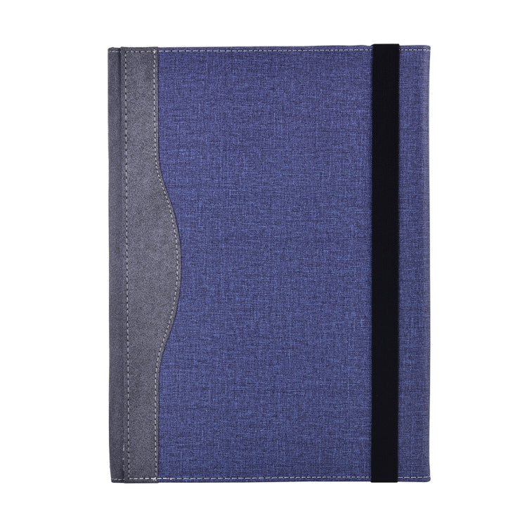 For Microsoft Surface Laptop 6 15 inch Cloth Texture Laptop Leather Protective Case(Deep Blue) - Others by buy2fix | Online Shopping UK | buy2fix