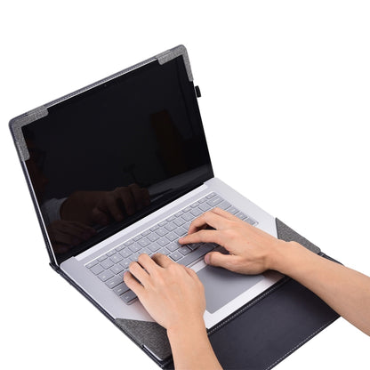 For Lenovo ThinkPad X1 Carbon Gen 9 Cloth Texture Laptop Leather Protective Case(Space Ash) by buy2fix