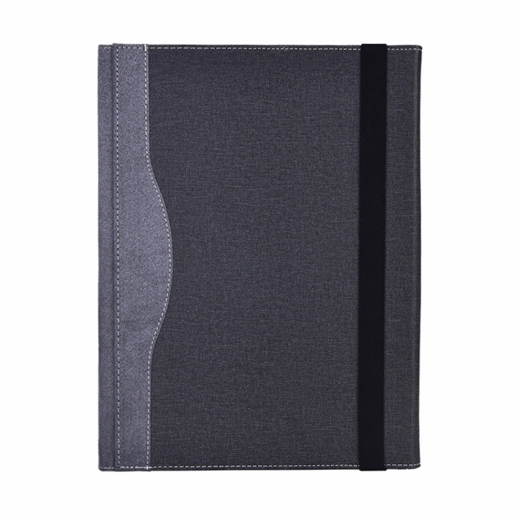 For Lenovo ThinkPad X1 Yoga Gen 5 Cloth Texture Laptop Leather Protective Case(Black) by buy2fix