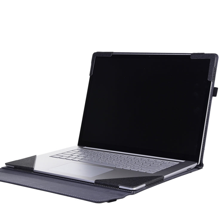 For Lenovo ThinkPad X1 Yoga Gen 5 Cloth Texture Laptop Leather Protective Case(Black) by buy2fix