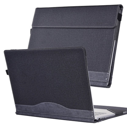 For Lenovo ThinkPad X1 Carbon 14 Gen 6 Cloth Texture Laptop Leather Protective Case(Black) by buy2fix