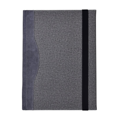 For Lenovo ThinkPad X1 Carbon Gen 8 Cloth Texture Laptop Leather Protective Case(Space Ash) by buy2fix