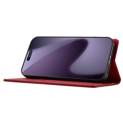 For iPhone 17 Pro LC.IMEEKE Strong Magnetism Microfiber Leather Phone Case(Red) - iPhone 17 Pro Cases by LC.IMEEKE | Online Shopping UK | buy2fix