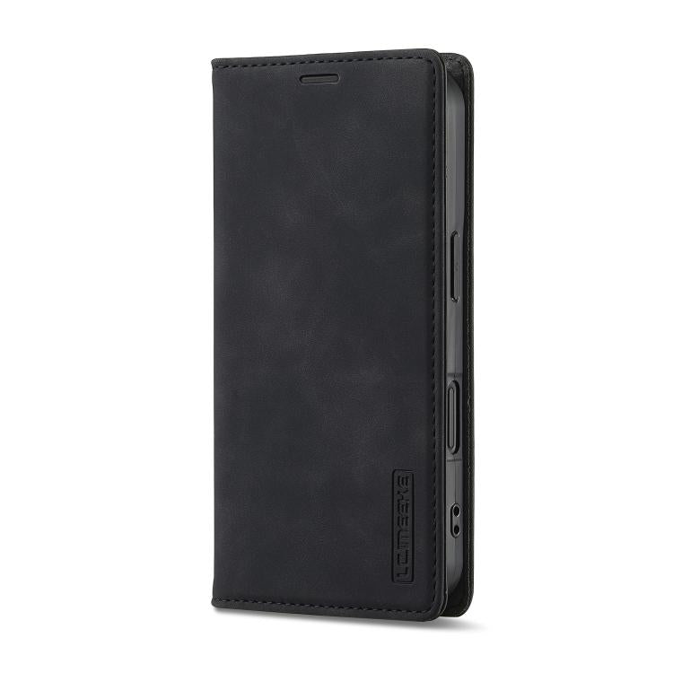 For iPhone 17 LC.IMEEKE Strong Magnetism Microfiber Leather Phone Case(Black) - iPhone 17 Cases by LC.IMEEKE | Online Shopping UK | buy2fix