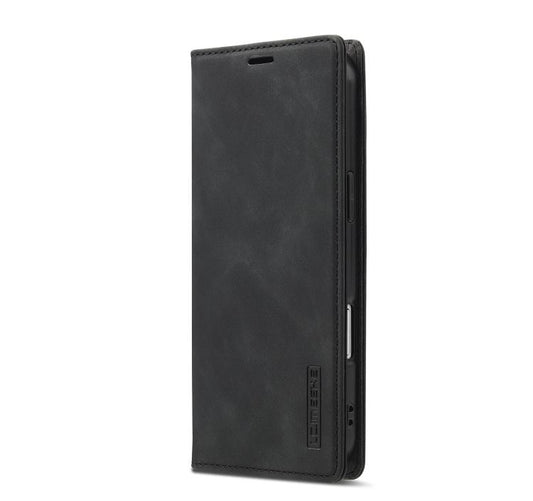 For iPhone 17 Air LC.IMEEKE Strong Magnetism Microfiber Leather Phone Case(Black) - iPhone 17 Air Cases by LC.IMEEKE | Online Shopping UK | buy2fix