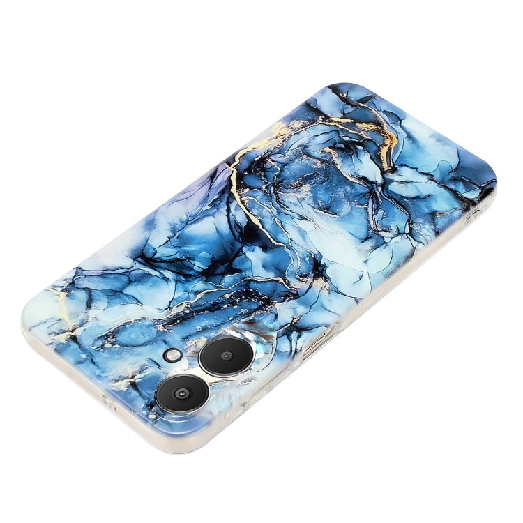 For Xiaomi Redmi 13C 4G IMD Marble Pattern TPU Phone Case(Grey) by buy2fix