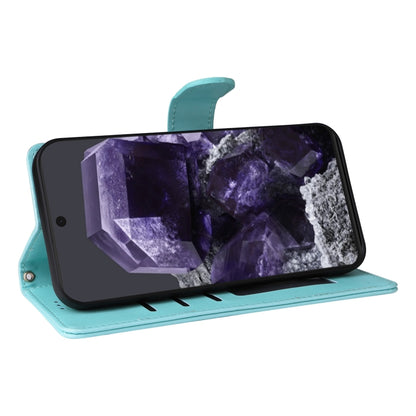 For Google Pixel 9 Diamond Lattice Leather Flip Phone Case(Mint Green) by buy2fix