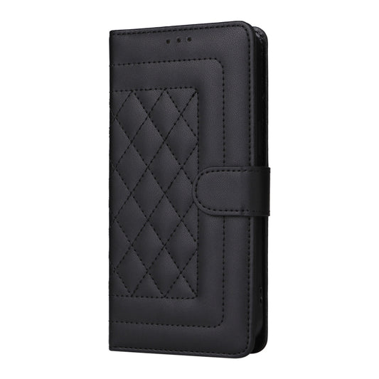 For Google Pixel 9 Pro Diamond Lattice Leather Flip Phone Case(Black) by buy2fix