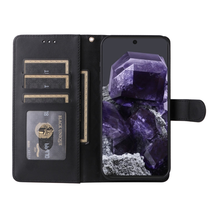 For Google Pixel 9 Pro Diamond Lattice Leather Flip Phone Case(Black) by buy2fix