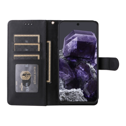 For Google Pixel 9 Pro Diamond Lattice Leather Flip Phone Case(Black) by buy2fix
