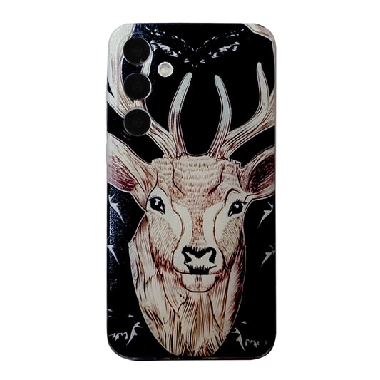 For Samsung Galaxy S24+ 5G Colored Drawing Pattern TPU Phone Case(Deer) - Galaxy S24+ 5G Cases by buy2fix | Online Shopping UK | buy2fix