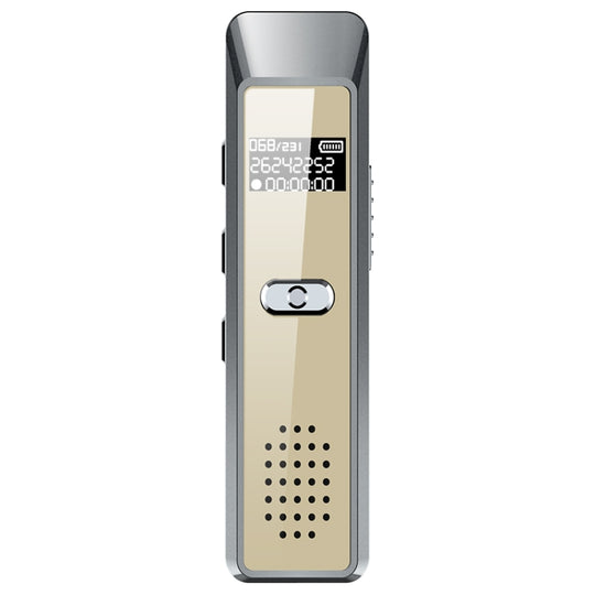 JNN Q7 Mini Portable Voice Recorder with OLED Screen, Memory:32GB(Grey+Gold)