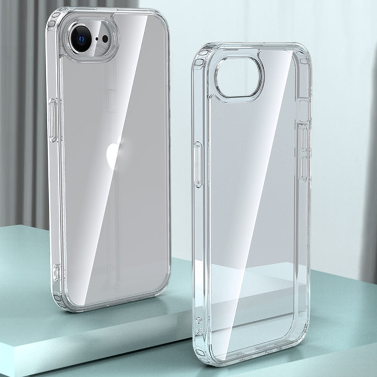 For iPhone 16e Armor Clear TPU Hard PC Phone Case(Clear) by buy2fix