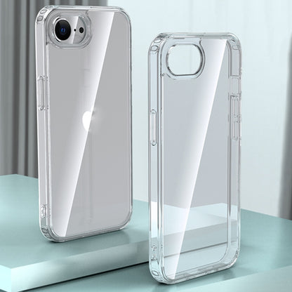For iPhone 16e Armor Clear TPU Hard PC Phone Case(Clear) by buy2fix