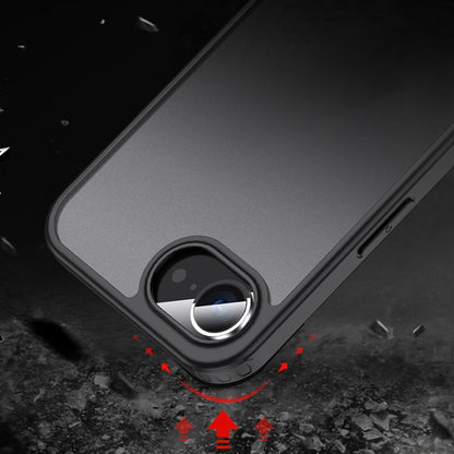 For iPhone 16e Armor Clear TPU Hard PC Phone Case(Clear) by buy2fix