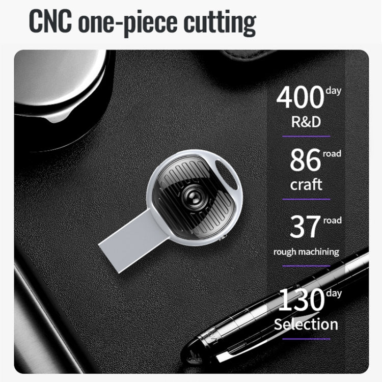 JNN S13 Zinc Alloy U-disk Voice Recorder, Memory:4GB(Silver) by JNN