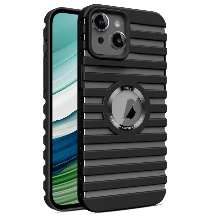 For iPhone 13 Hollow Heat Dissipation MagSafe Magnetic PC Phone Case(Black) by buy2fix