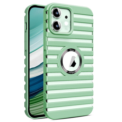 For iPhone 11 Hollow Heat Dissipation MagSafe Magnetic PC Phone Case(Green) by buy2fix