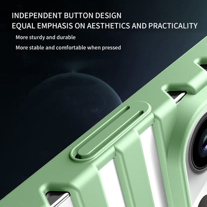 For iPhone 11 Hollow Heat Dissipation MagSafe Magnetic PC Phone Case(Green) by buy2fix