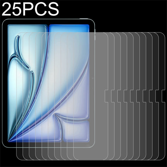 For iPad Air 11 2025 / 2024 25pcs 0.26mm 9H 2.5D Explosion-proof Tempered Glass Film - iPad Air 11 2025 / 2024 Tempered Glass by buy2fix | Online Shopping UK | buy2fix