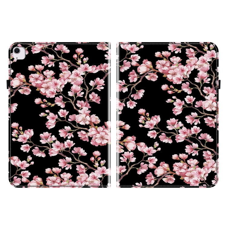 For iPad Air 13 2025 / 2024 Crystal Texture Painted Leather Smart Tablet Case(Plum Bossom) - iPad Air 13 2025 / 2024 Cases by buy2fix | Online Shopping UK | buy2fix