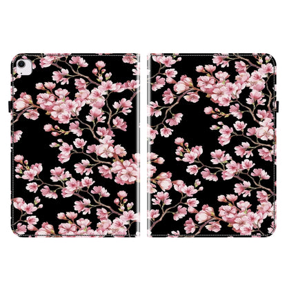 For iPad Air 13 2025 / 2024 Crystal Texture Painted Leather Smart Tablet Case(Plum Bossom) - iPad Air 13 2025 / 2024 Cases by buy2fix | Online Shopping UK | buy2fix