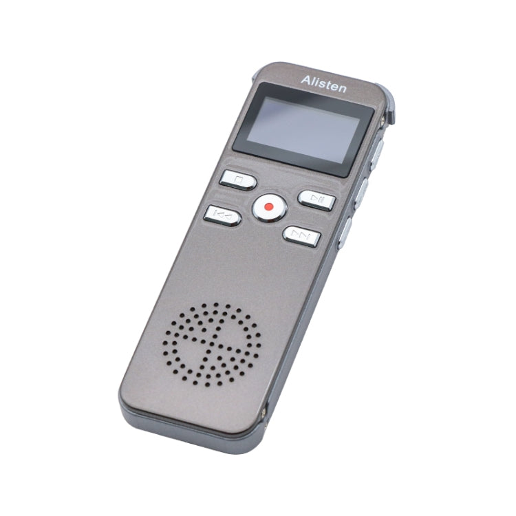 JNN X26 Mini Portable Voice Recorder with OLED Screen, Memory:16GB(Metal Gray) by JNN